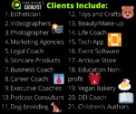 List of current and past clients